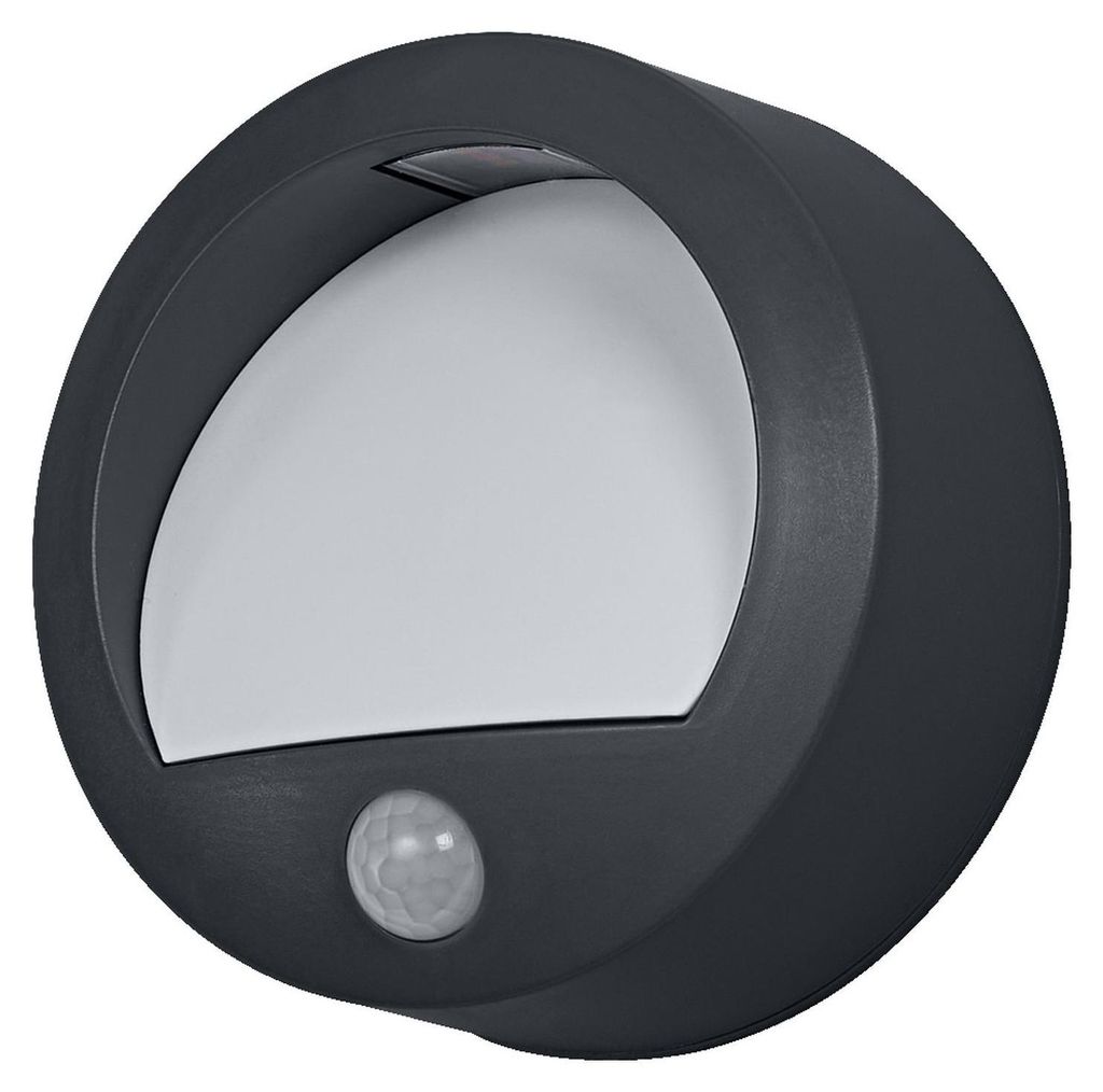 Akku Außenlampe LED Bewegungssensor rund Ø 11 cm 3000 K 70 lm Modern