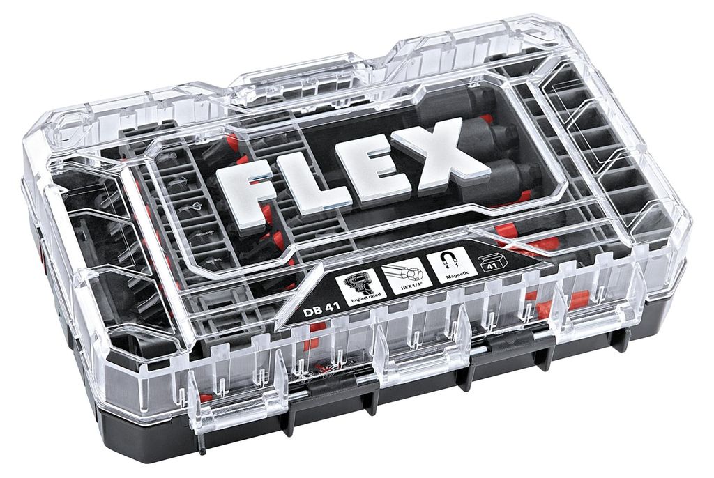 Flex Bitset DB 41 (41-teilig, mit Transportkoffer, Immagine del prodotto 