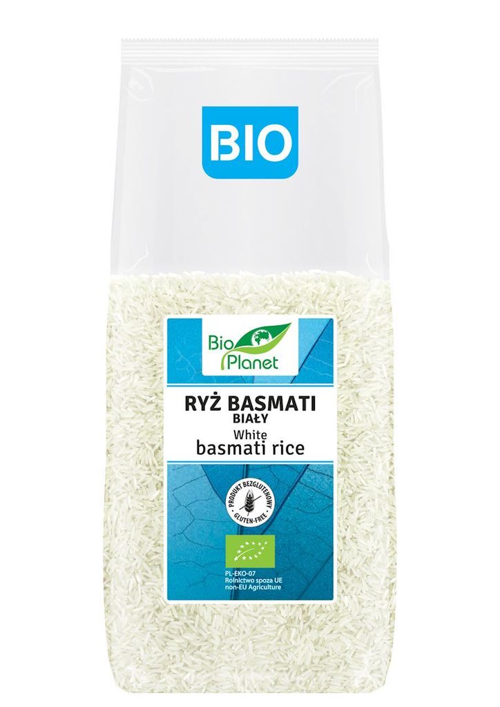 RYŻ BASMATI BIAŁY BEZGLUTENOWY1 kg -PLANET Zdjęcie produktu 