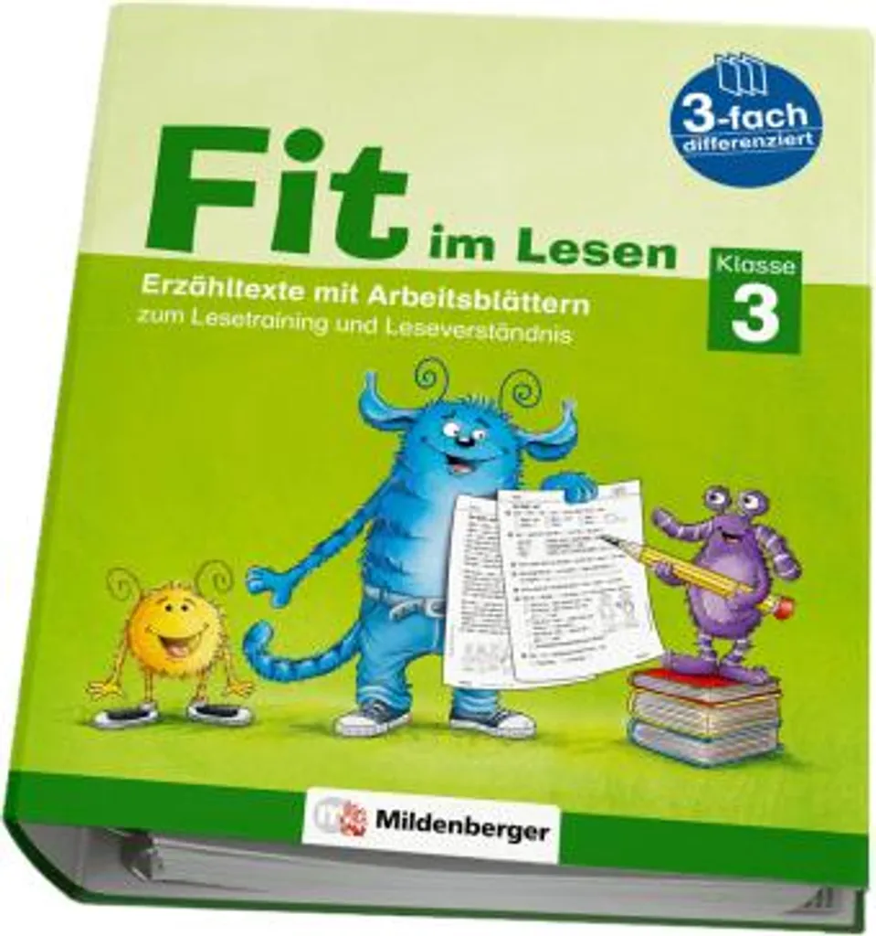 Cahier Fit im Lesen Erzähltexte Klasse 3 avec exercices de lecture - 2