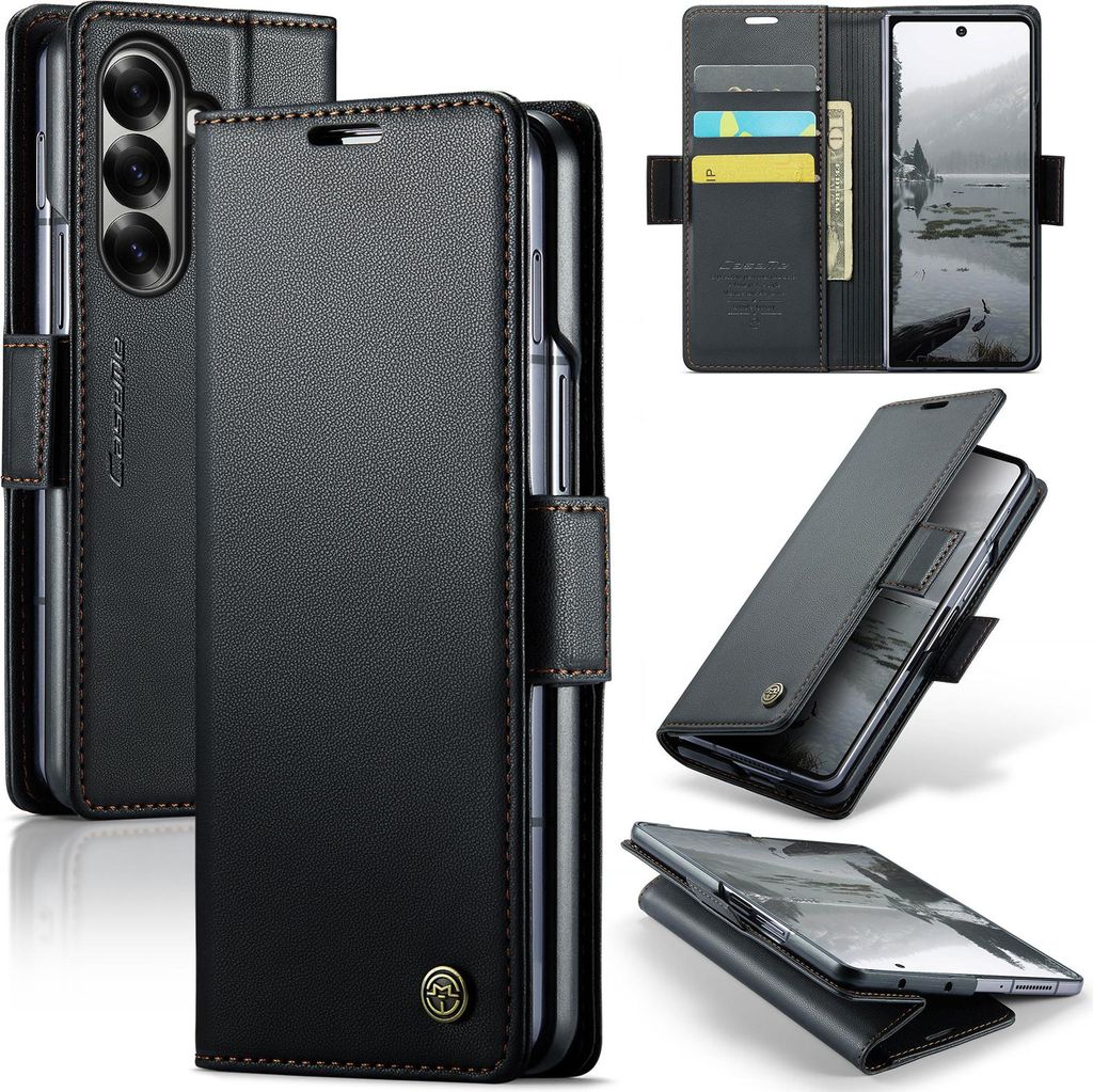 Lederhülle für Samsung Galaxy Z Fold 7 Brieftasche Produktbild 