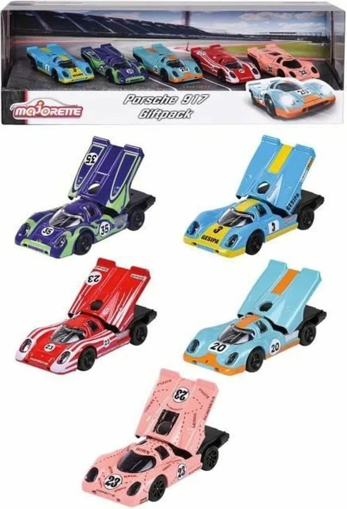 Pack Porsche 917 Majorette Répliques Circuit Légendaire pour Collectionneur