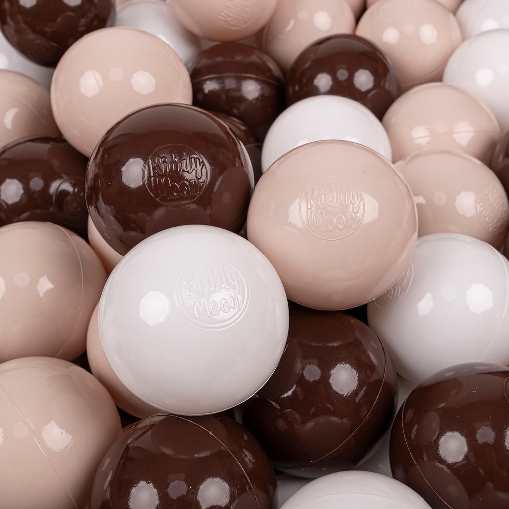 KiddyMoon Mehrfarbige Plastikbälle 100 ∅7cm Bälle Und Produktbild 