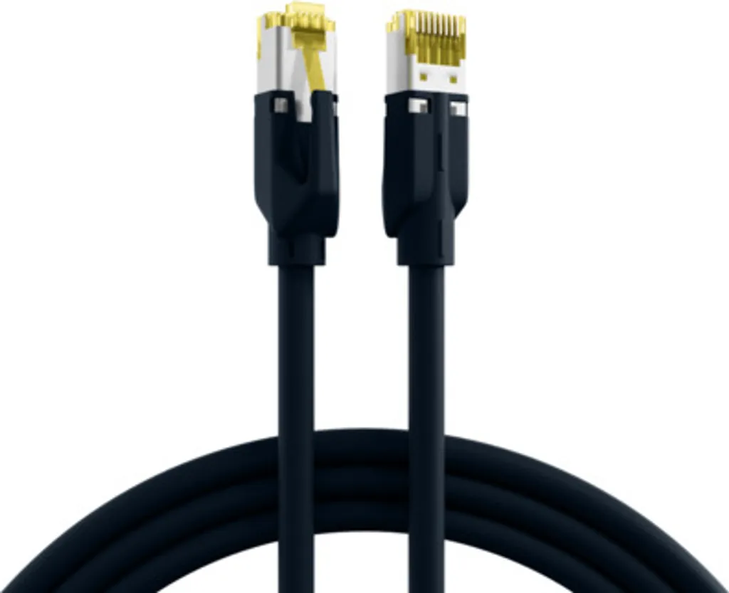 EFB K8560SW.7,5 Cavo Patch Cat.6A S/FTP 7.5m Nero Draka UC900
