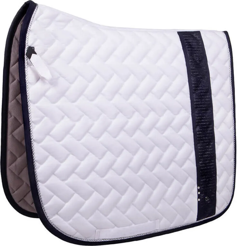 QHP Sella Kae, Colore:Bianco/Nero, Taglia:Dressage