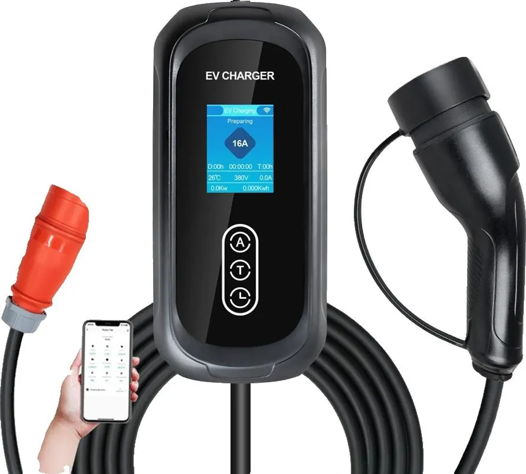 Solution recharge maison 11kW Type 2 programmable par application