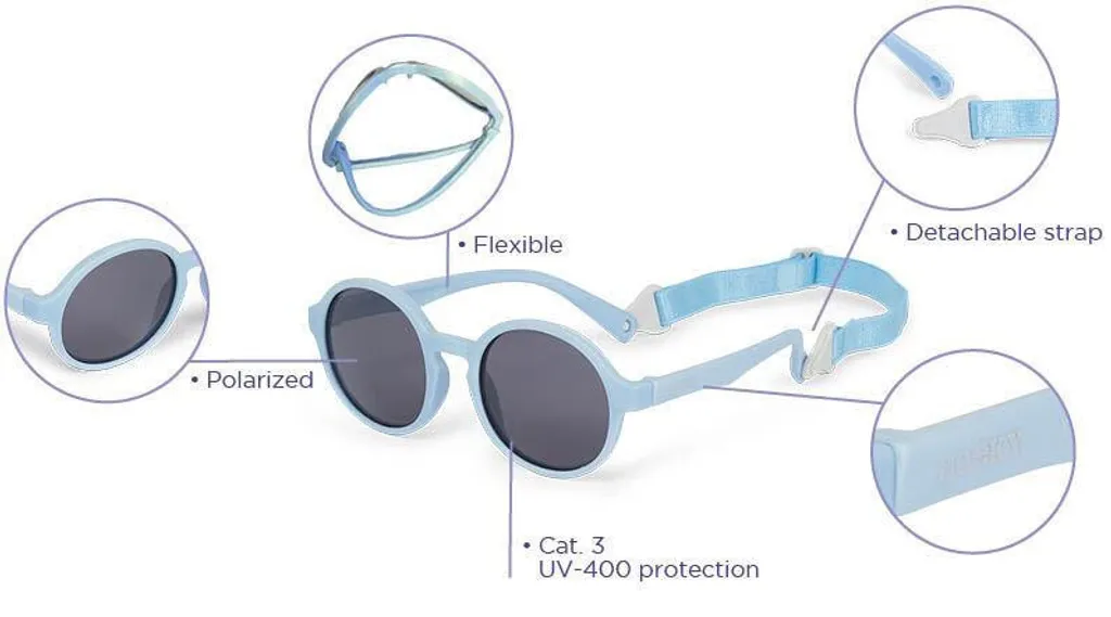 Lunettes de soleil FIJI Cappuccino : Monture légère et verres ambrés