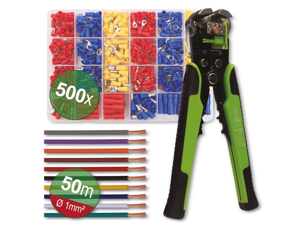 Quadrios 22T012 22T012 Cable stripper set 0.25 up to 6 mm² Produktbild 