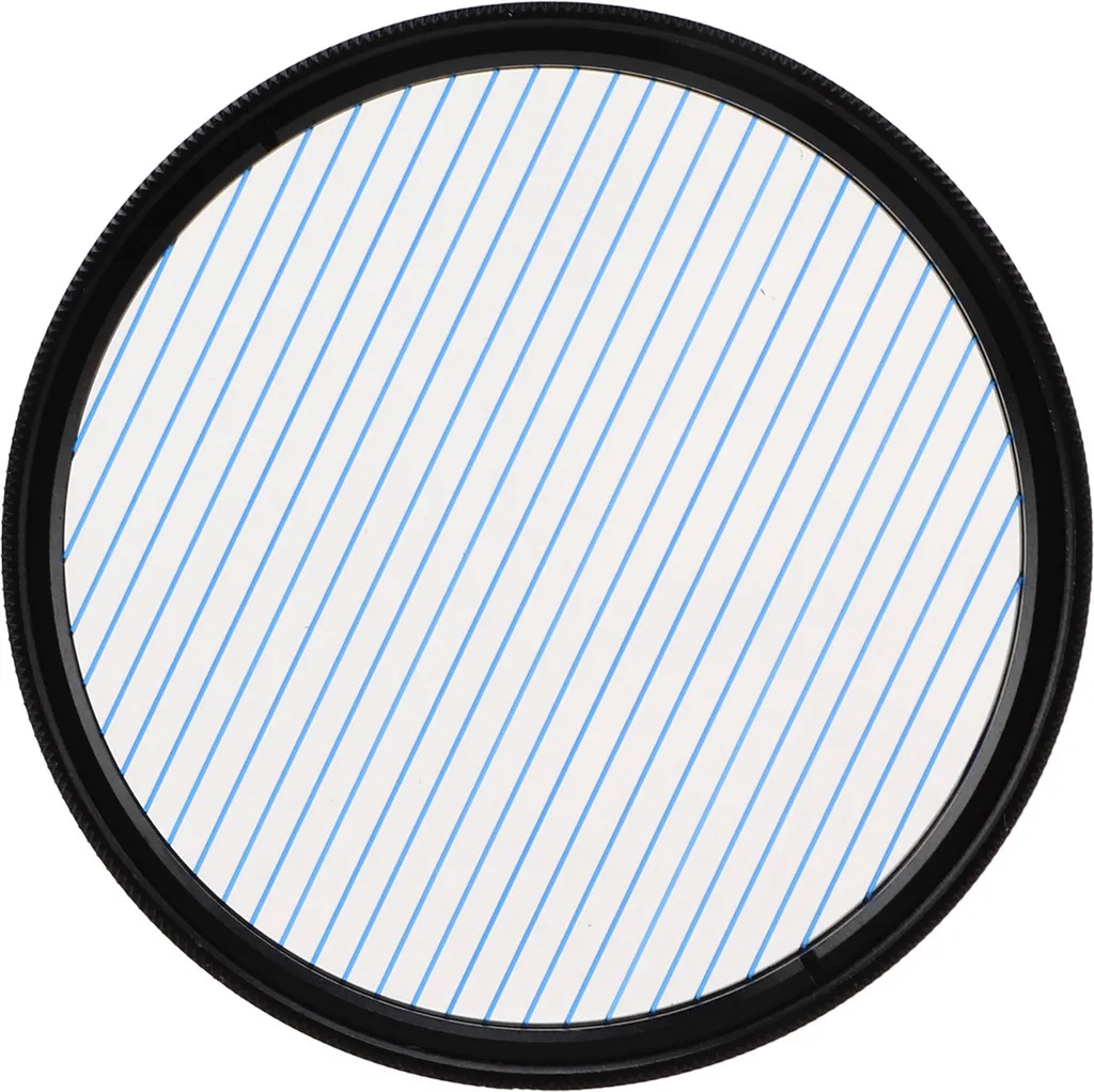Filtre à effets spéciaux Blue Streak en verre optique pour caméras
