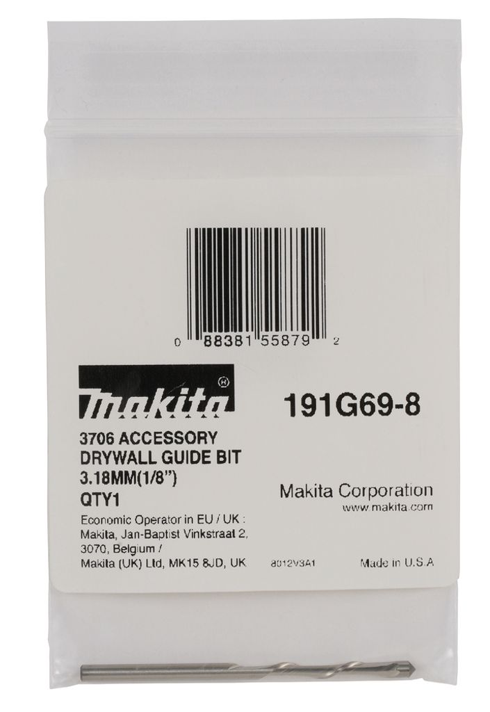Makita Schneidebit 3,18 mm 1/8" - 191G69-8 Produktbild 3