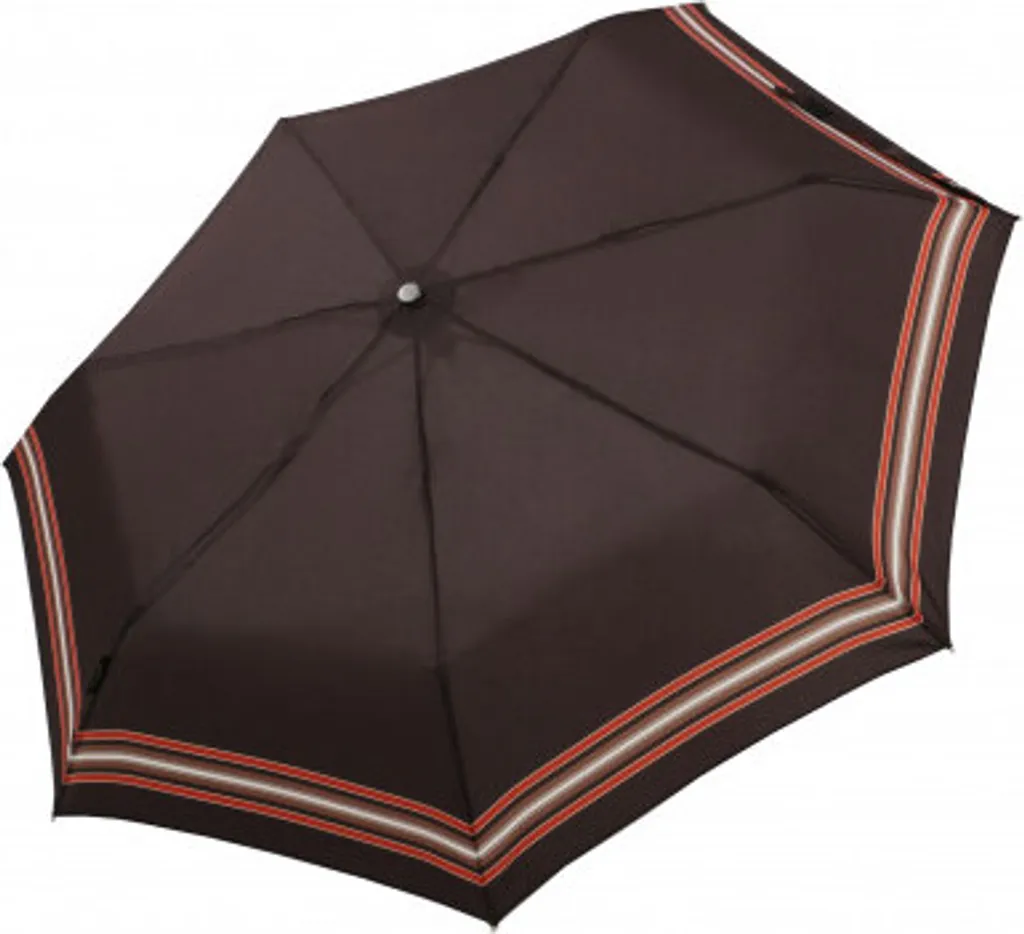 Ombrello bugatti Take it Duo Marrone Multicolore Tascabile Antivento