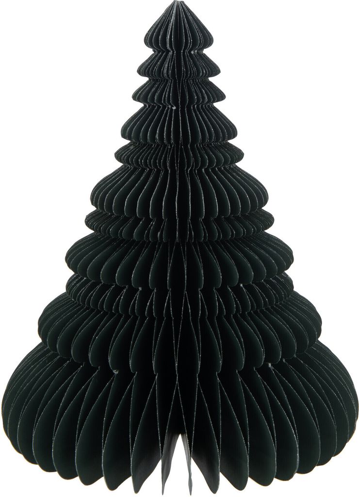 J-Line Weihnachtsbaum Faltpapier Grün Large