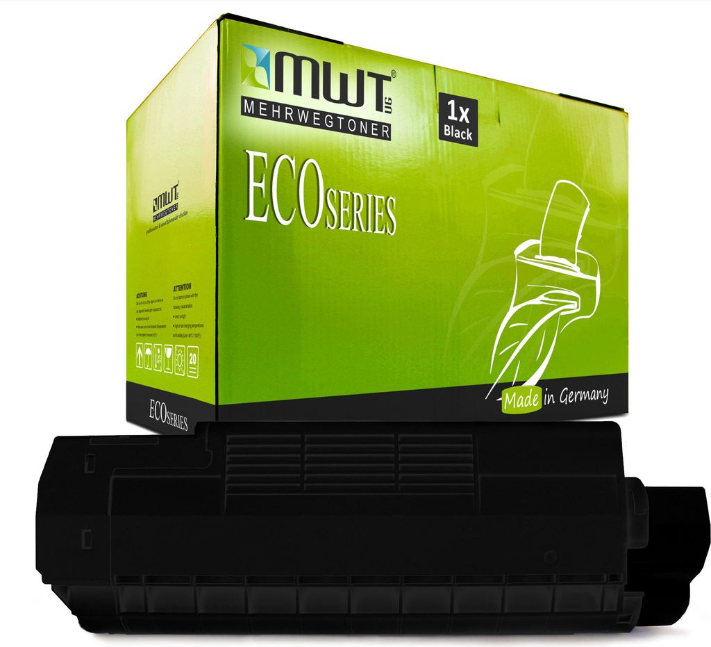 1 Mehrwegtoner kompatible Lasertoner ersetzt OKI 42804540 Schwarz