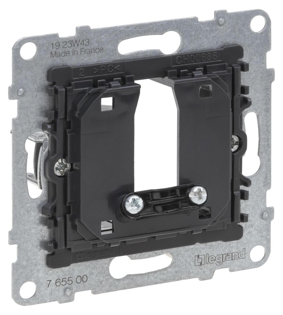 Legrand SEANO Einsatz, Kabelauslass ohne Klemmblock, mit Zugentlastung, Kabel d=12 mm, IP 21, 1 Stk.