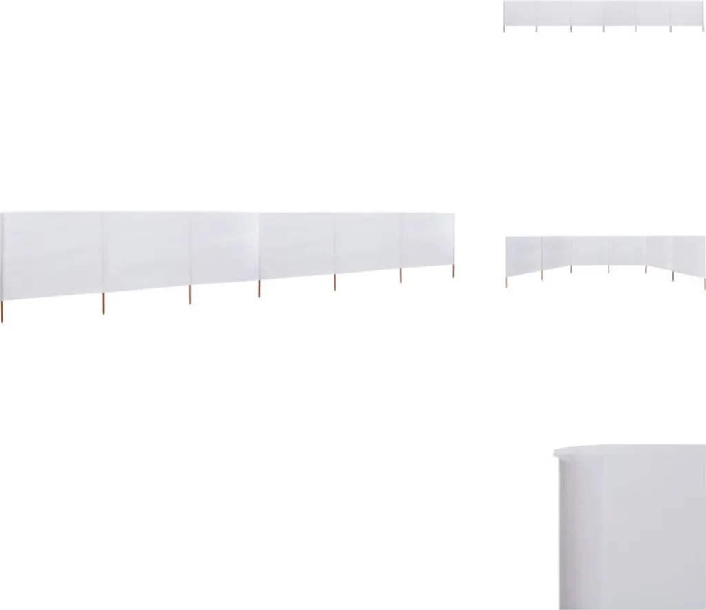 Paravento Bianco da Esterno 800x80 cm vidaXL | Eleganza e Privacy Estate
