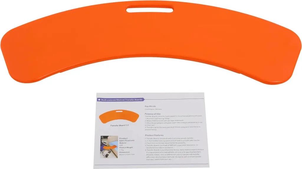 Tavola Scivolante per Disabili e Anziani | Portata 150kg ABS Arancio
