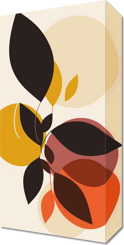 Bild 20x40cm Morgengrauen Gold