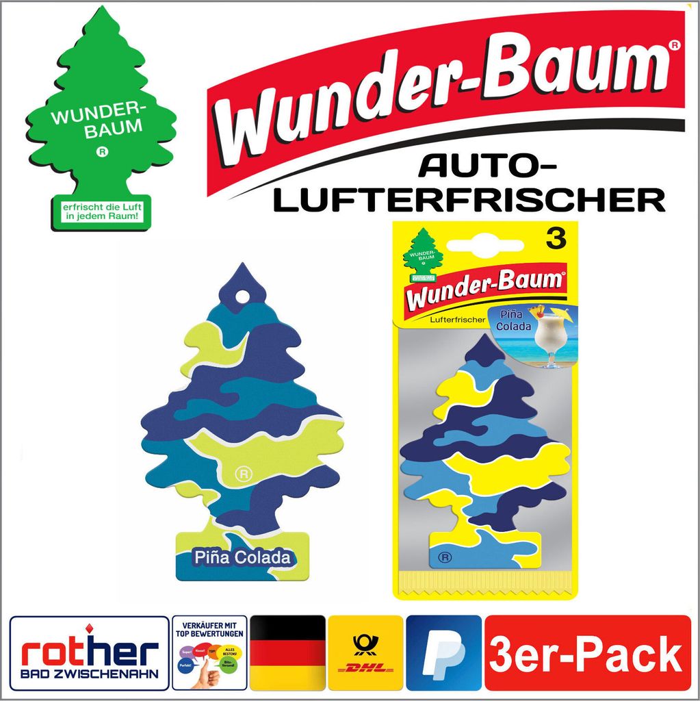 Wunder-Baum Bäumchen Pina Colada (3er Blister) Produktbild 3