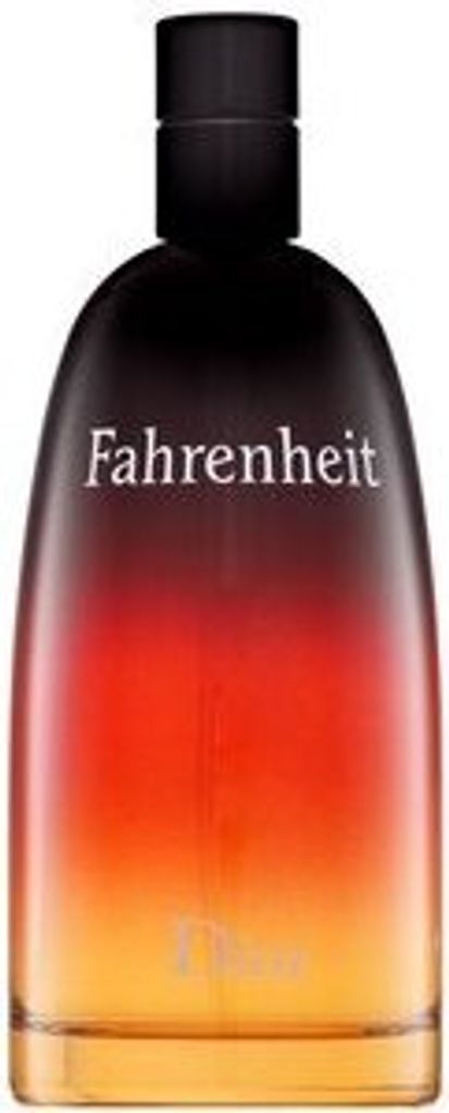 A bottle of Christian Dior Fahrenheit eau de Toilette.