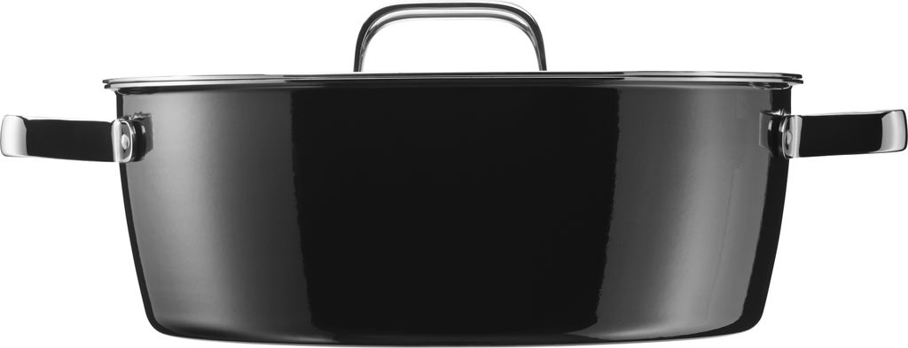 WMF 0515355290, Rund, Schwarz, Edelstahl, Komposite, Fusiontec, Keramik, Gas, Halogen, Induktion, Versiegelte Platte, Deutschland