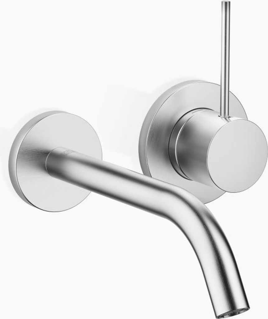 Dornbracht META SLIM Waschtisch-Wand-Einhandbatterie ohne Ablaufgarnitur, Ausladung 190mm, starrer Auslauf, 36860662-93