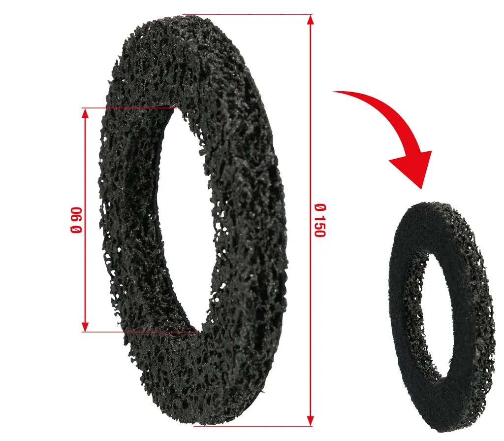Nettoyage moyeu de roue : Disque de rechange 150 mm pour meuleuse KS Tools