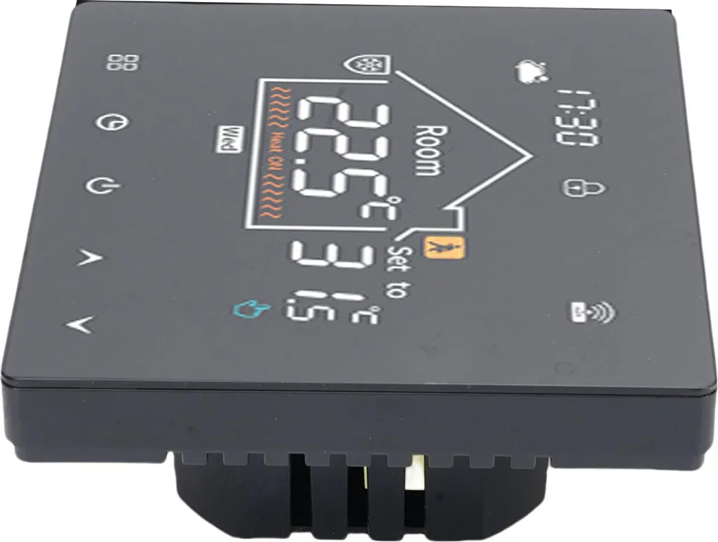 Thermostat Programmable LCD pour Chaudière à Eau - Modèle Classique Noir - 4