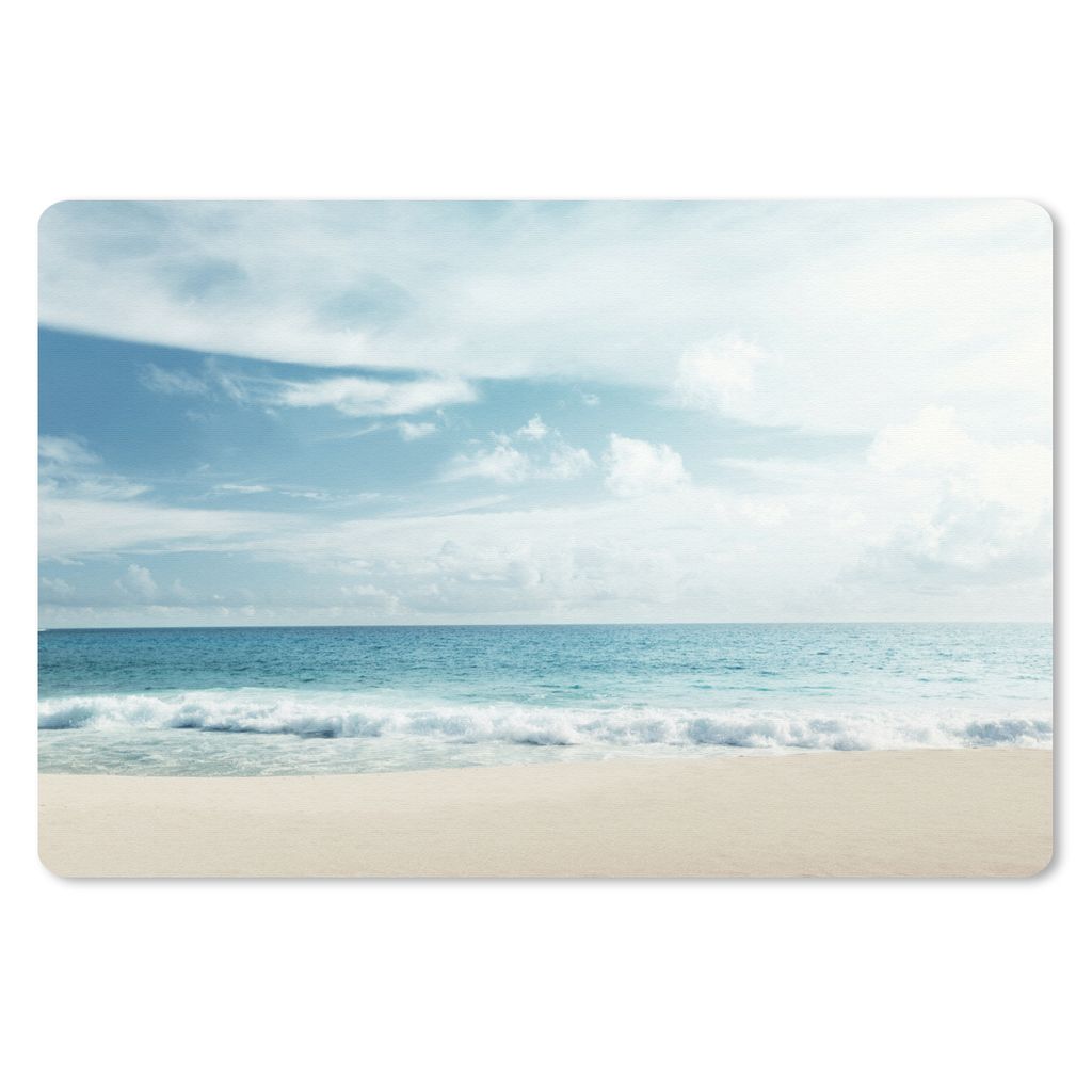 MuchoWow Mauspad Mousepad Strand - Meer - Sommer 27x18 cm - Mousepads - Maus Mat - Pad - Mausunterlage - Büroartikel - Desk Matten