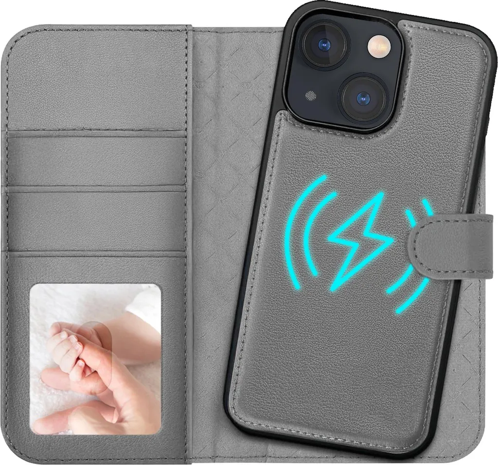 Custodia iPhone 13 con Finestra Foto | Magnetica 2in1 RFID