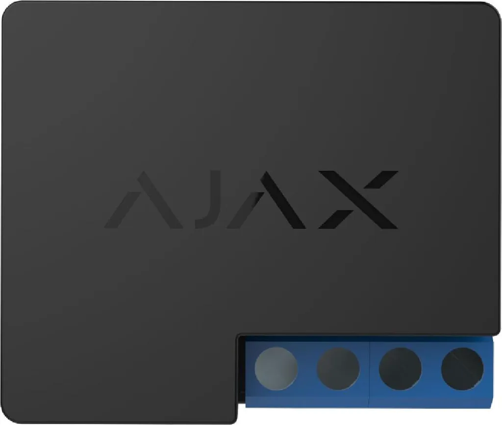 Relais de télécommande sans fil Ajax WallSwitchB noir pour prise