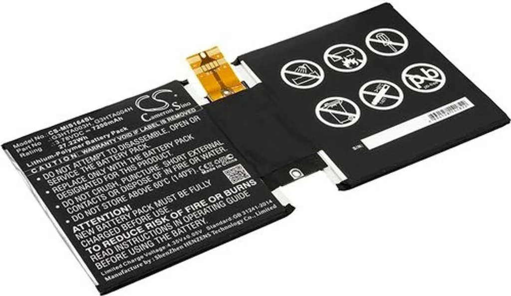 Batterie pour Microsoft Surface 3 10,8 pouces G3HTA005H G3HTA009H