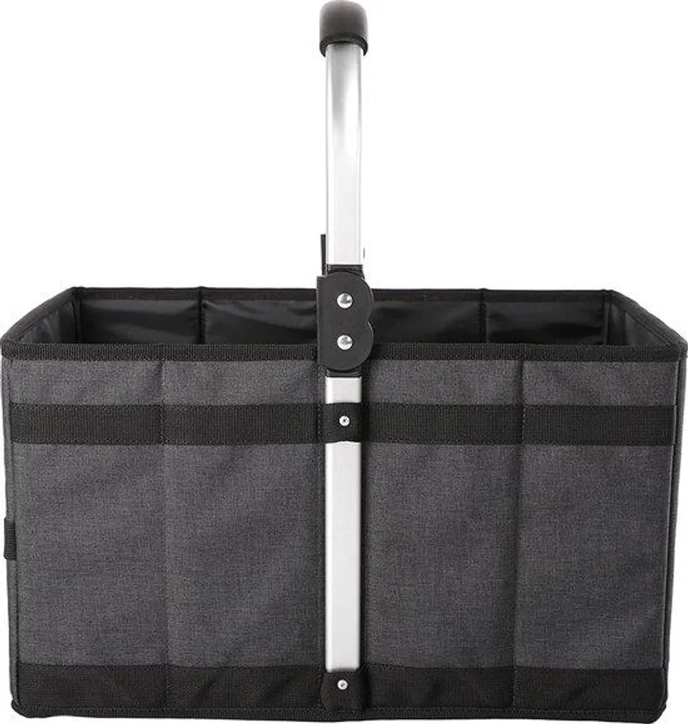 Panier de courses noir de 26 litres : design élégant et grande capacité