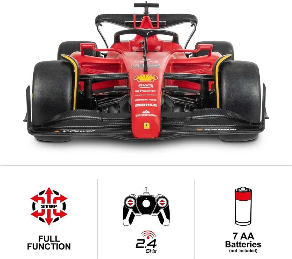 Monoplace F1 télécommandée Ferrari grand format 1/12 de course - 5