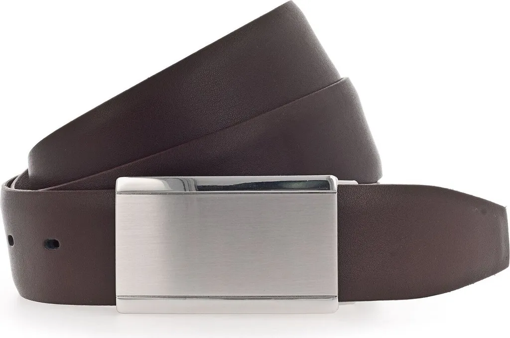 Cintura Uomo Vanzetti Pelle Marrone 35mm | Business Dresscode W120