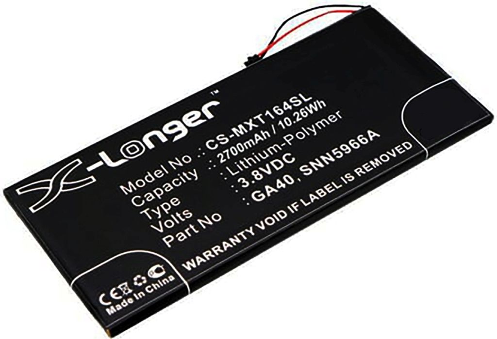 Akku für Motorola Moto G4 Li-Pol 3,8 Volt 3000 mAh schwarz.