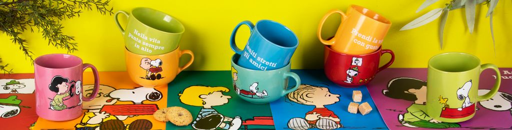 Tazza Excelsa Peanuts 300ml – Mug In Porcellana New Bone China Con Personaggi, Lavabile In Lavastoviglie E Microonde - 3