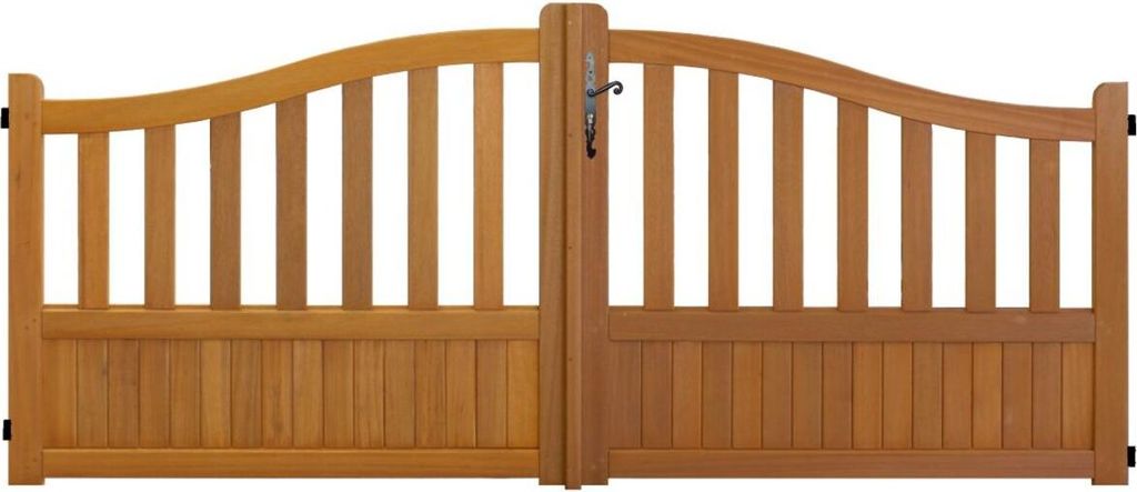 Portail En Bois Ajouree L3,50m x H1,10/1,30 (sans Image du produit 
