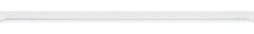 Spirille 10.09913 Malta Duschstange 125-220 cm, 125-220 cm, Weiß lackiertes Aluminium, 127 x 3 x 3 cm