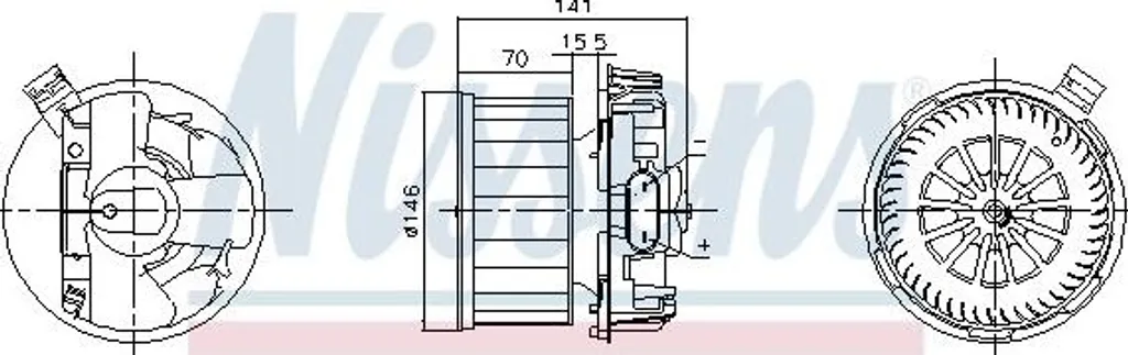 Plus de bruit ou de panne avec le ventilateur d'habitacle Nissens 87619