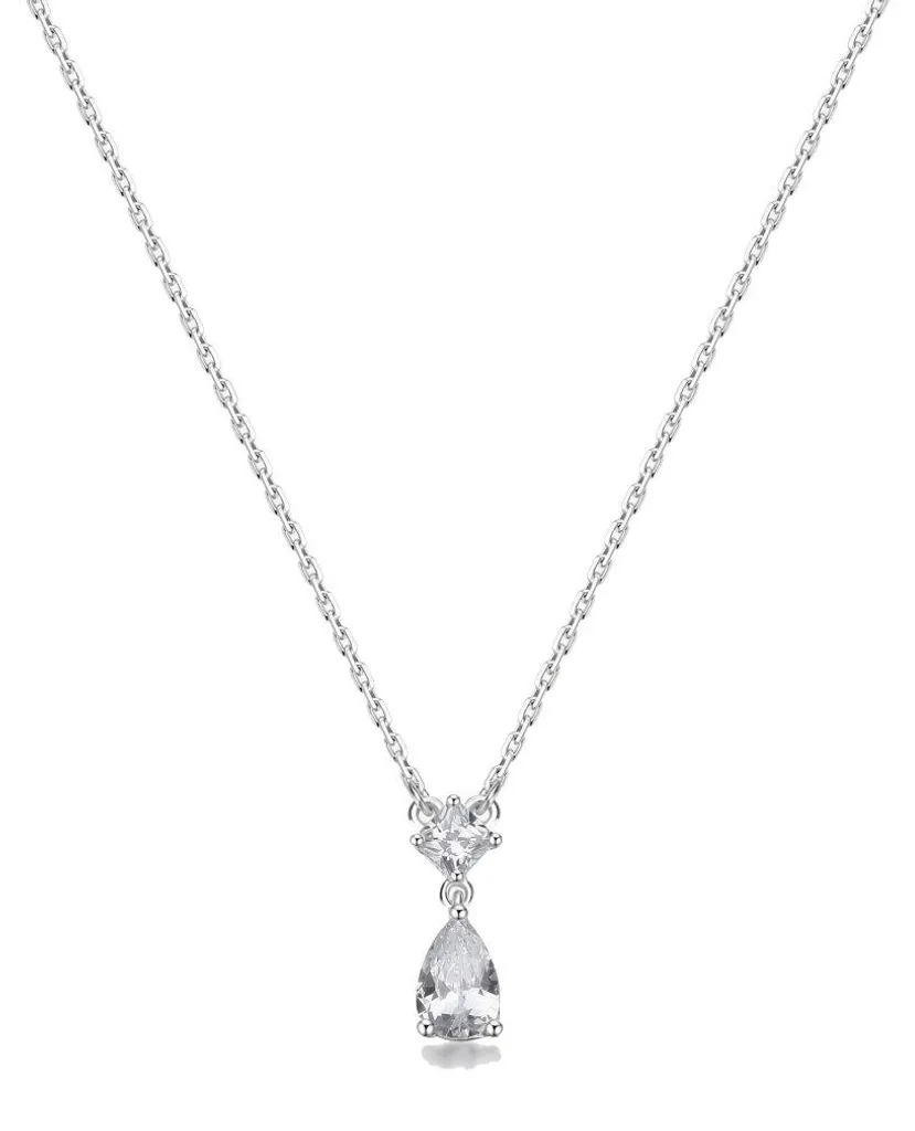 Collier Infinite White Fancy FIW113 en Argent Sterling 925 de Luxe