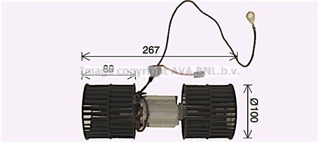PRASCO Gebläsemotor FD8652 für FORD Escort VI Cabrio (ALL) Aluminium Kunststoff