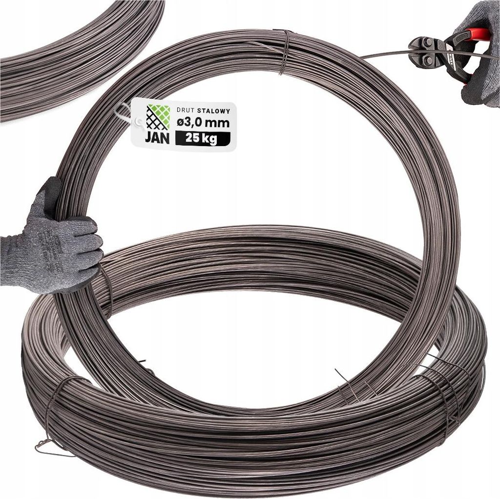 Draht Bienenstockrahmen Verzinkt - 3,0 Mm - 450 Mb - Spule - 25 Kg