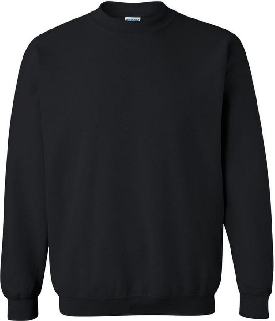 Gildan Kinder Sweatshirt mit Rundhalsausschnitt BC464 (M) (Schwarz)