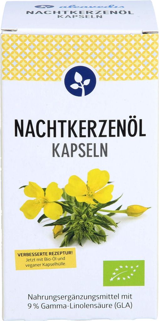 Aleavedis Nachtkerzenöl 500 mg Kapseln vegan, 120 St. Kapseln