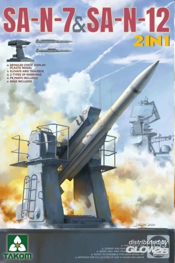Kit Takom SA-N-7 SA-N-12 1:35 Montage simplifié et Haute Précision naval