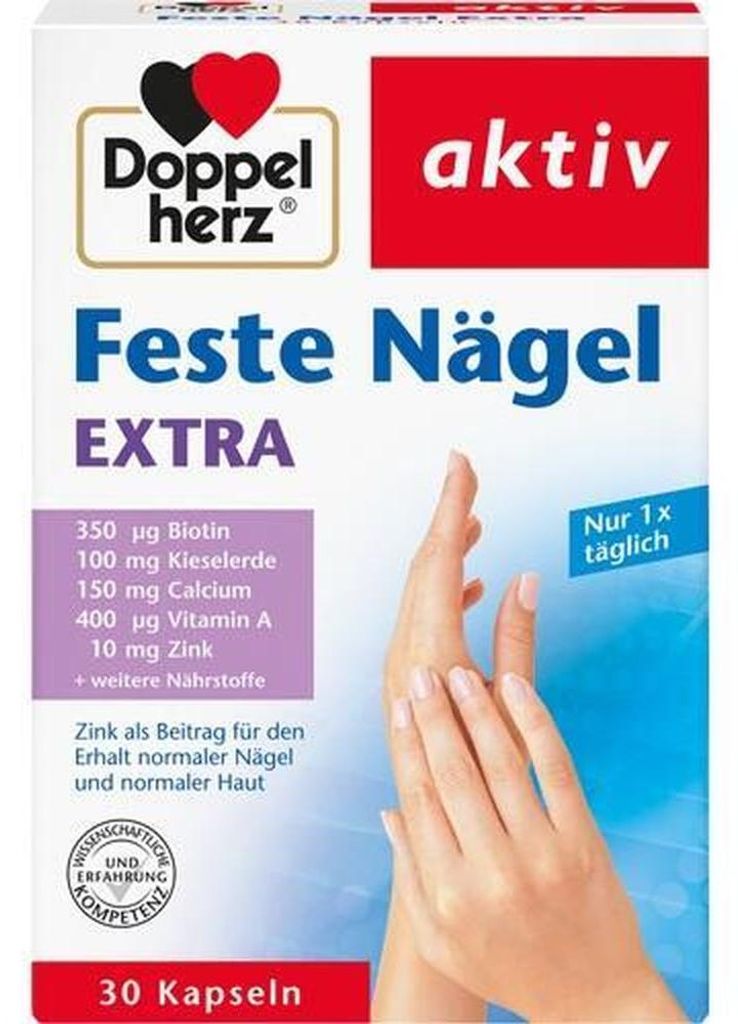DOPPELHERZ Cápsulas "Uñas Fuertes Extra" Imagen del producto 