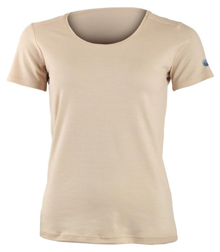 IRENA Damen Merinowoll-Kurzarm-T-Shirt