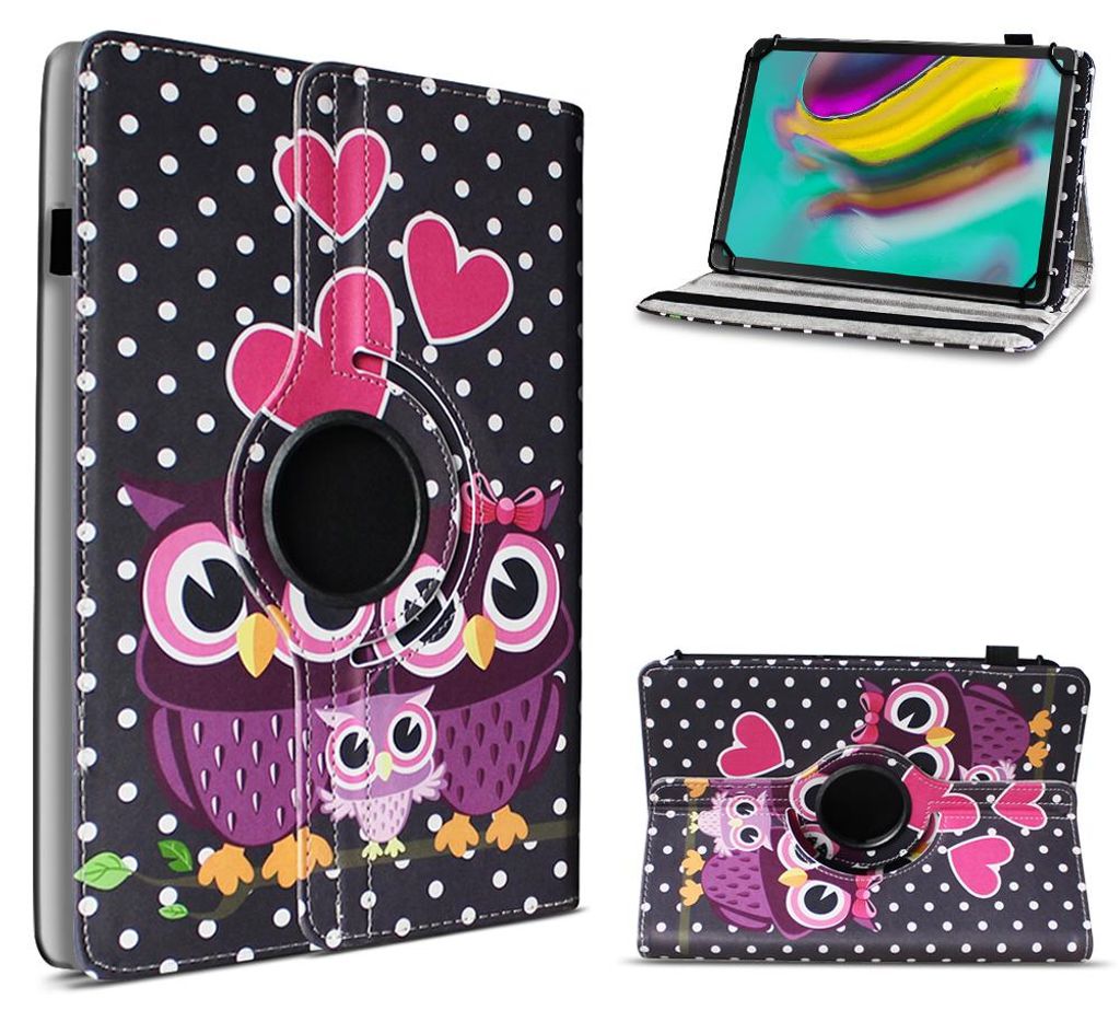 Tablet Tasche für Samsung Galaxy Tab S5e Hülle Schutzhülle Case 360 Grad DrehbarFarben:Motiv 5