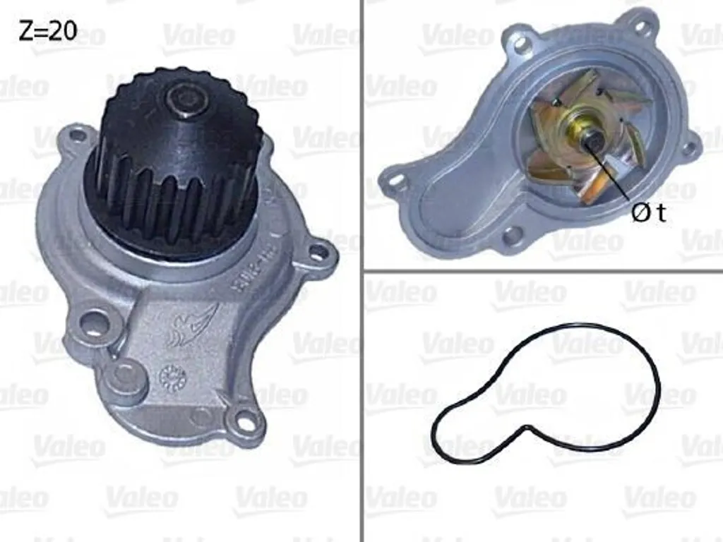 Pompe à eau Valeo 506605 : fini la surchauffe sur votre PT Cruiser