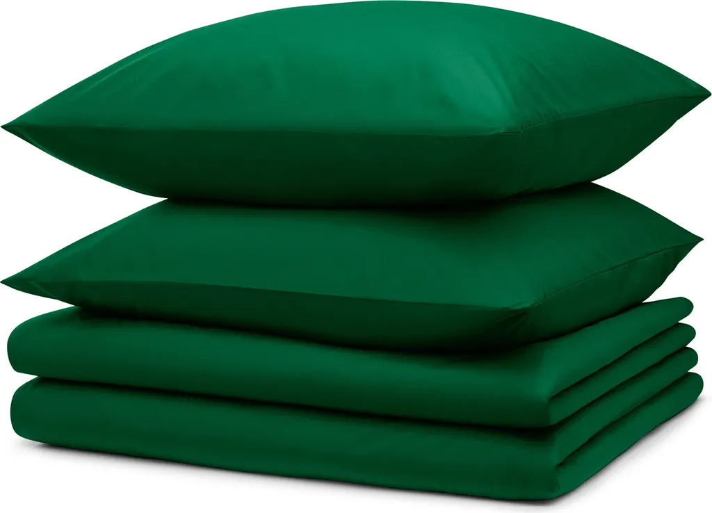 Blumtal Biancheria Letto 135x200 Oeko-Tex - Microfibra Morbida Verde Scuro